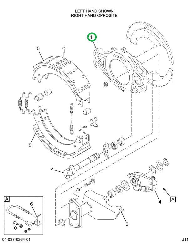 2516779C91 SPIDER, RIGHT REAR