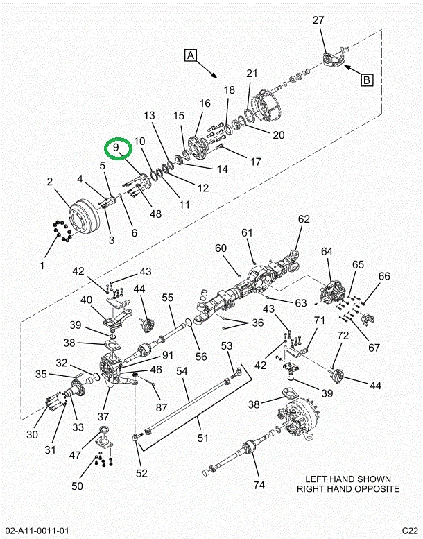 2517432C91 FLANGE, DRIVE MODULE