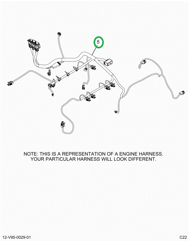 2518836C91 HARNESS,HARN, LT ISX ENGINE