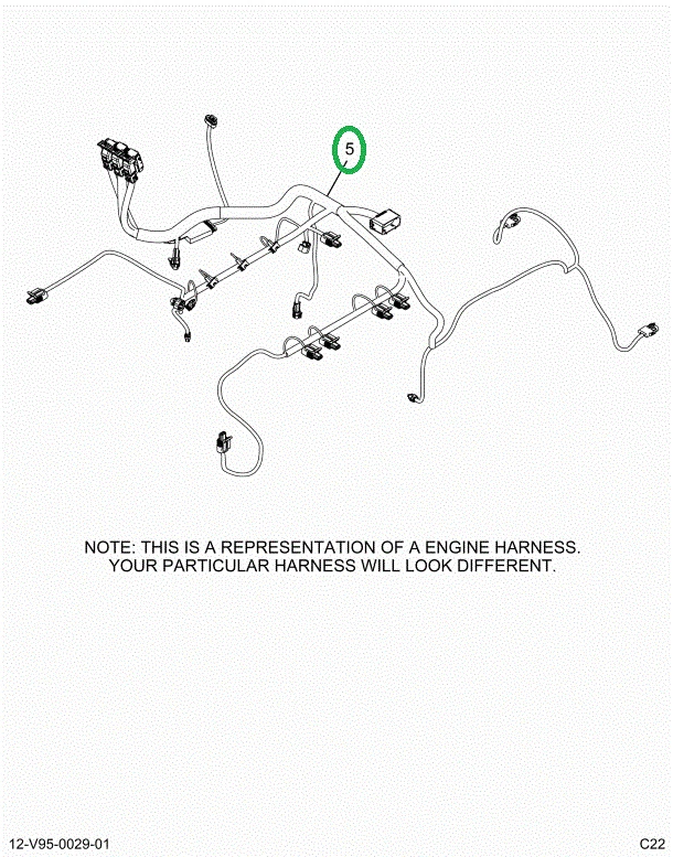 2518837C91 HARNESS,HARN, LT ISX ENGINE