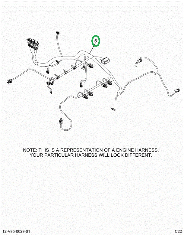 2518838C91 HARNESS,HARN, LT ISX ENGINE