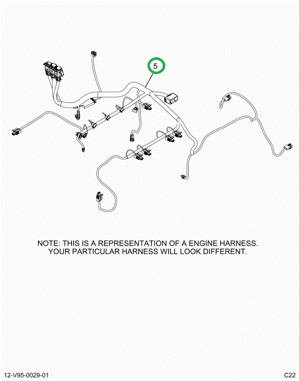 2518842C91 HARNESS,HARN, LT ISX ENGINE