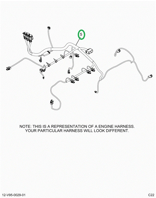 2518843C91 HARNESS,HARN, LT ISX ENGINE