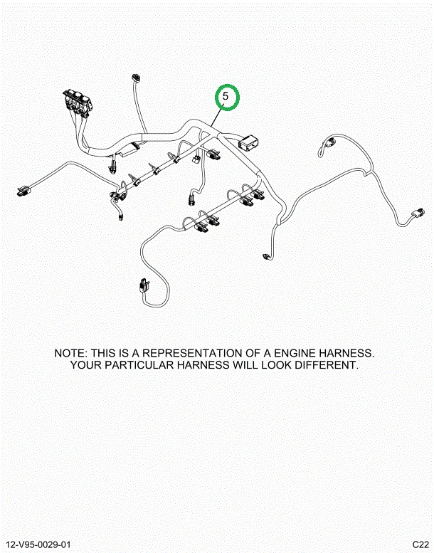 2518848C91 HARNESS,HARN, LT ISX ENGINE