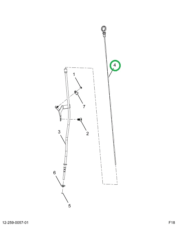 2519553C1 GAUGE,DIPSTICK, OIL, GAUGE