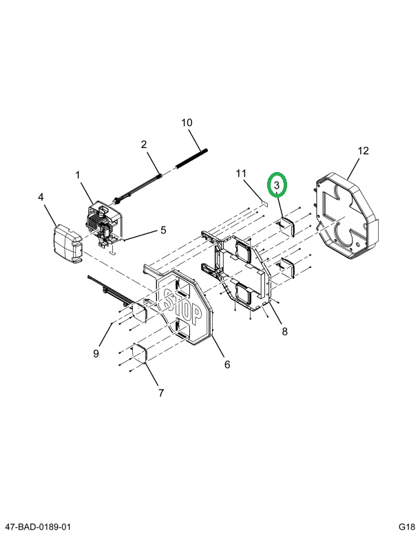 2519842C1 LIGHT,LED, STROBE, MASTER, FEM