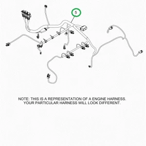 2520792C91 Harness, Lt Isx Engine, Vertic