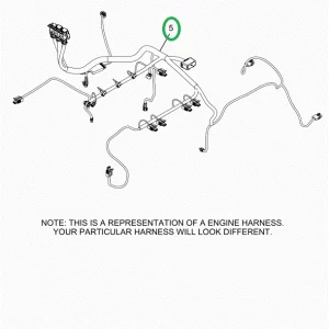 2520866C91 Harness, A26 Engine, Vertical