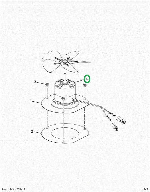 2522085C1 BLOWER,MOTOR, HEATER