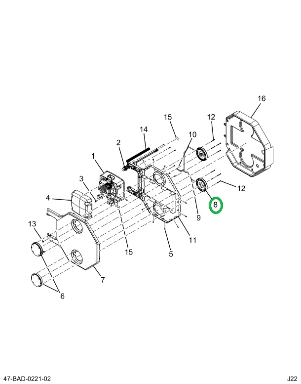2522197C1 Light, Led, Stop Arm, Low Prof