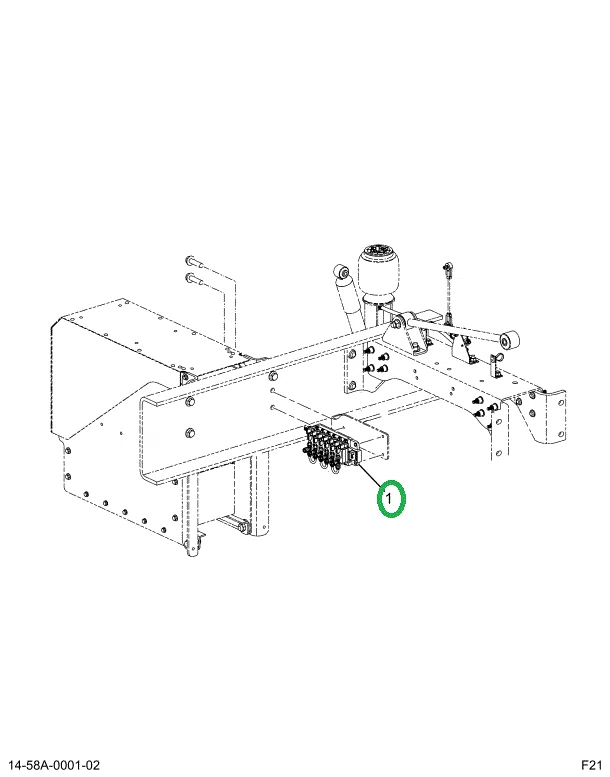 2522806C91 CONTROL,SERVICE VALVE, 1 LIFT
