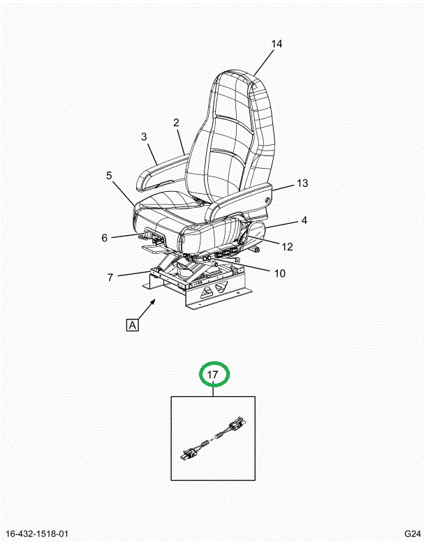 2524398C1 Heater Wire Harness