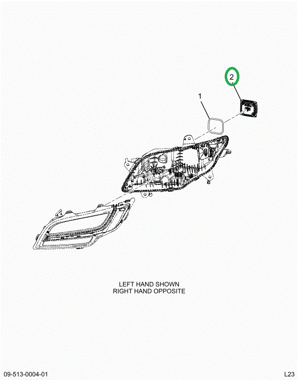 2524665C91 Ecu, Headlamp Ulb De-icing