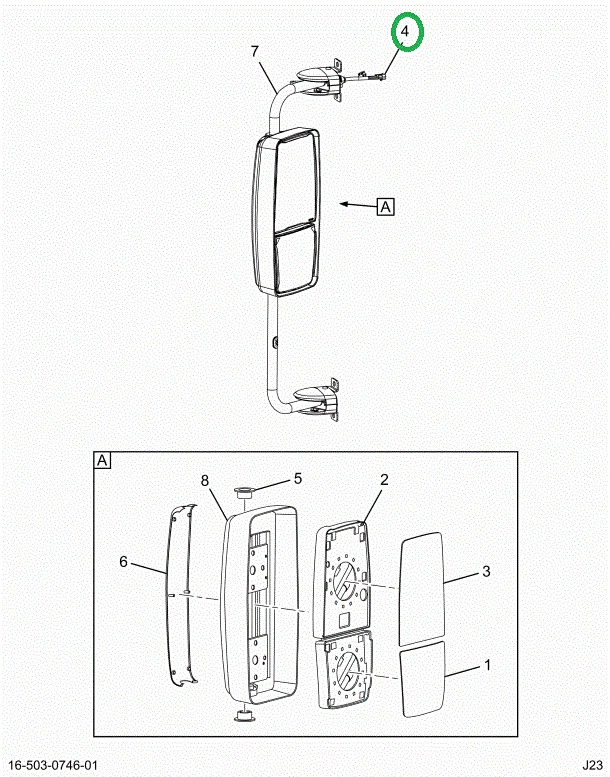2525845C1 Sensor, Aat, Accustyle Mirror