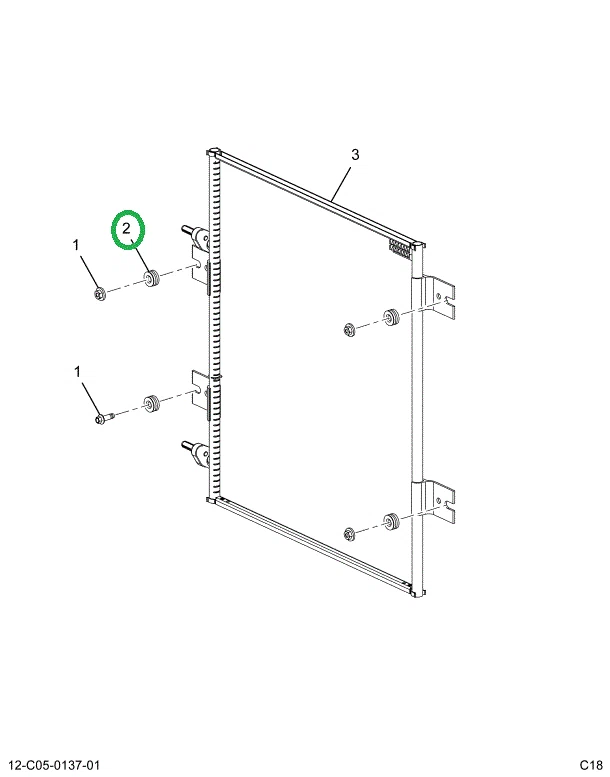 2587421C91 KT ISOLA,ISOLATORS KIT