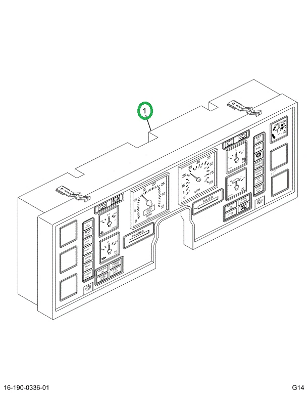 2587519C2 BOARD, PC INSTR CLUSTER, RIGHT