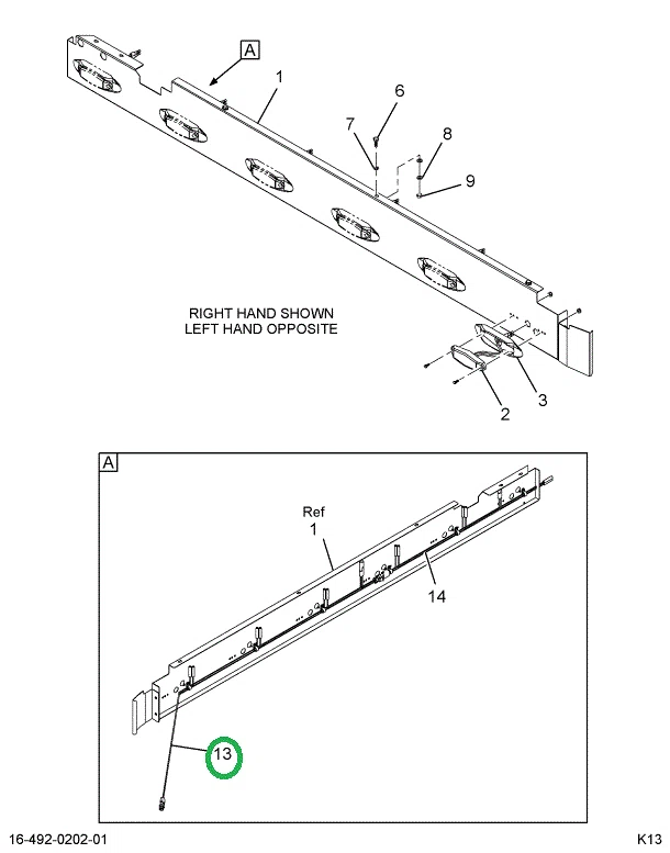 2590096C91 HARNESS LED 3-LIGHT MAIN