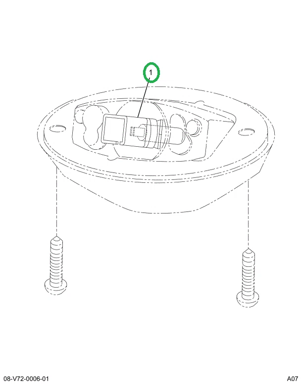 2593348C91 Socket, Lamp W/bulb Assembly