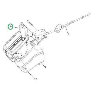 2593686C1 CONTROL A/T MAIN SELECTOR