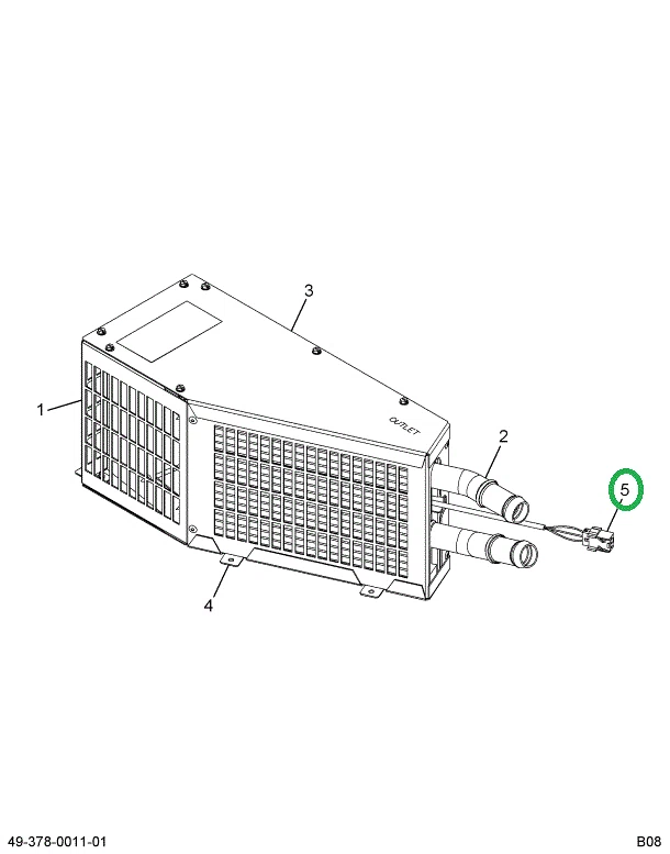 2594604C92 BLOWER MTR W/RESISTR & HARNESS