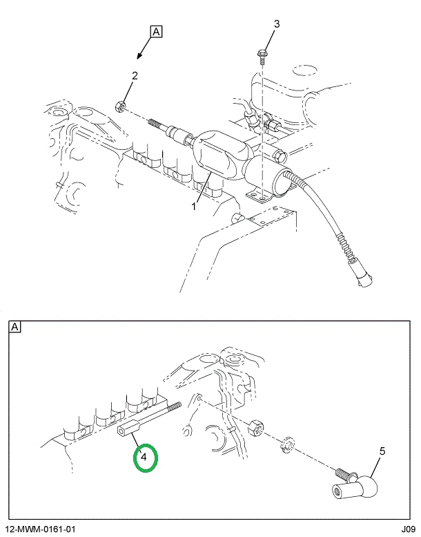 2597502C1 Shaft, Solenoid Stop Y