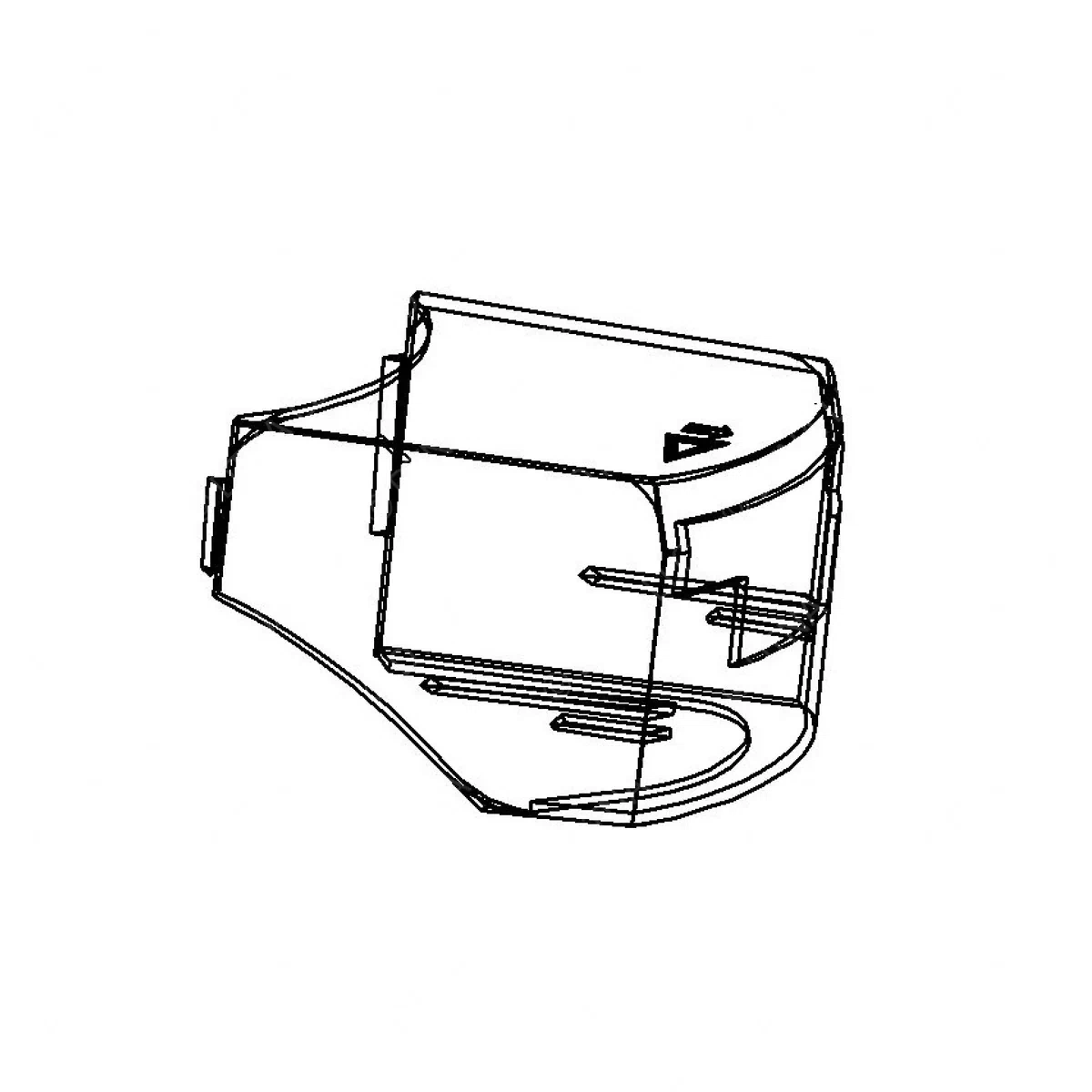 A 680 822 00 90 HOUSING-TURN SIGNAL SWITCH