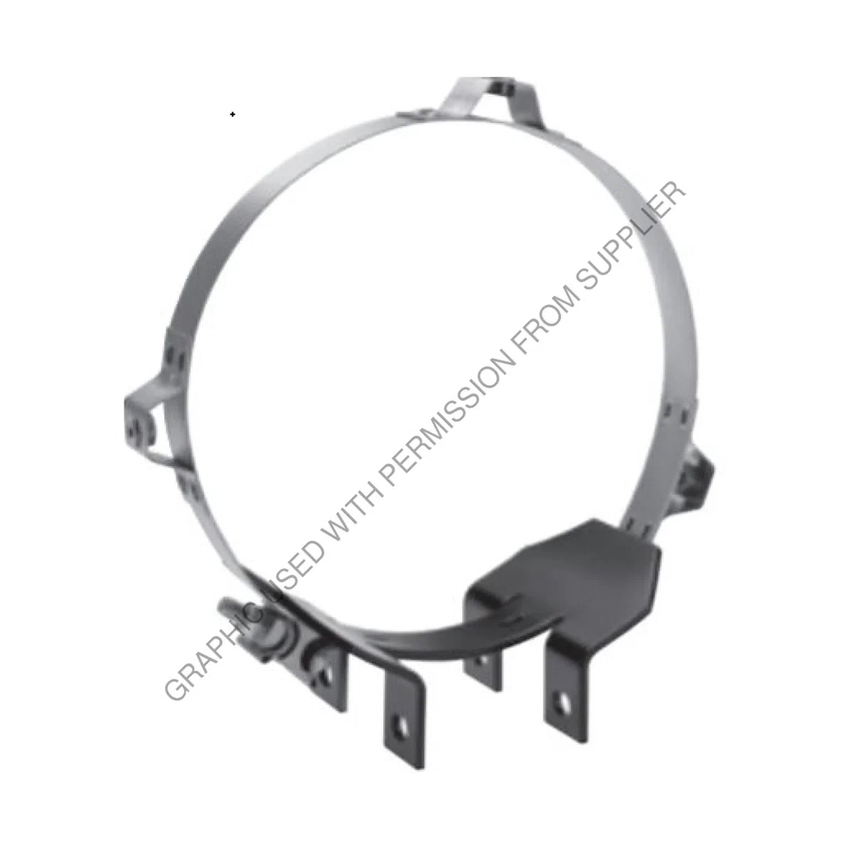 ABP N35 04 18866 001 CLAMP, UNISTRAP MTNG, 10IN