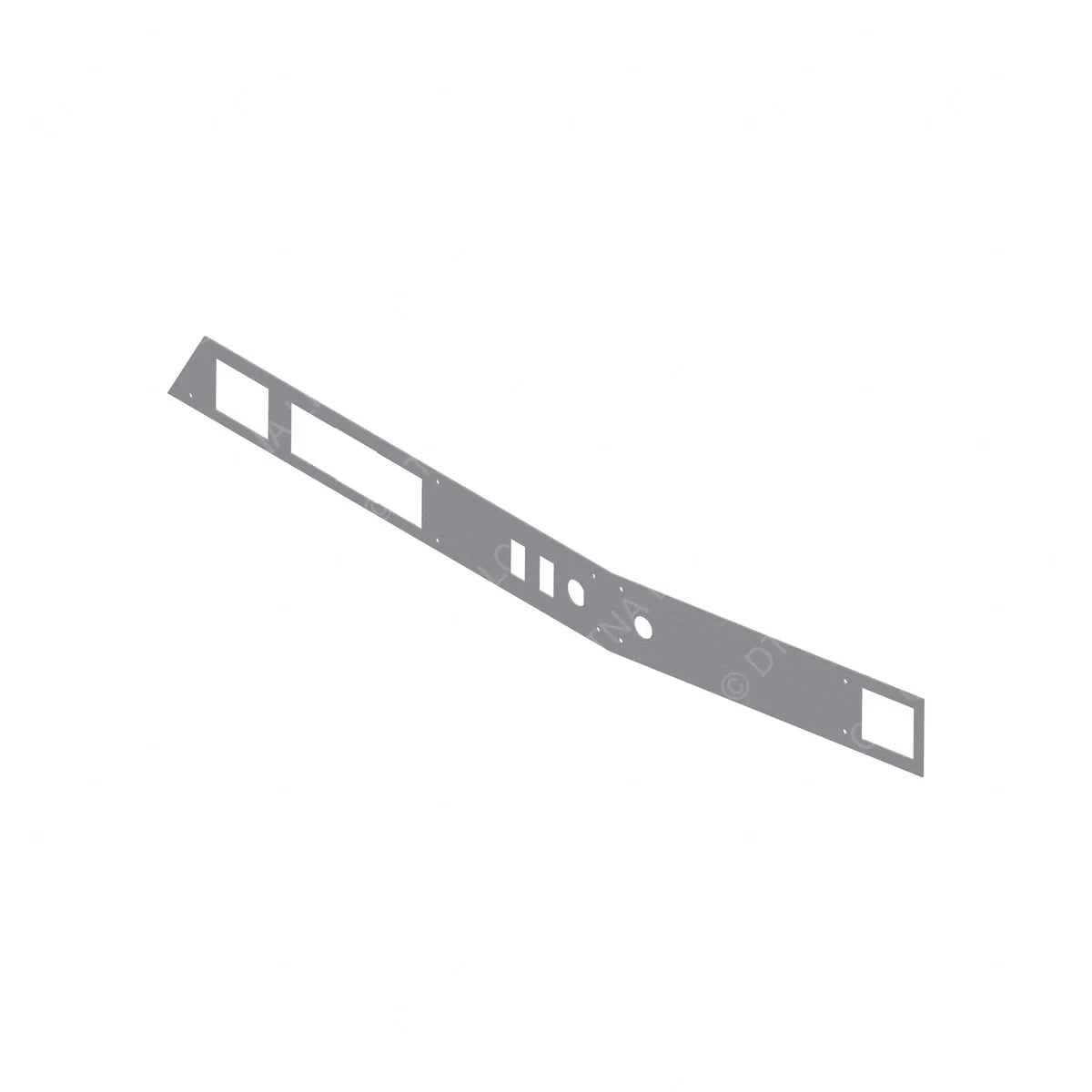 TBB 150493 HDX DASH PLATE,LOWER,KEYED IGNITION,WIT