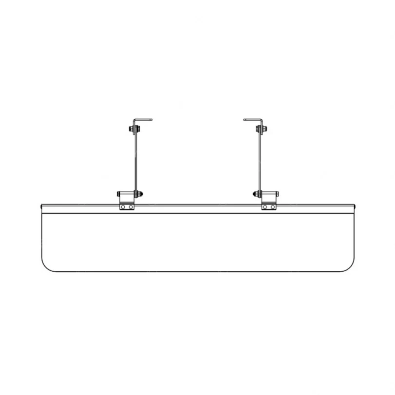 TBB 158338 VISOR 6X18 EXTENDED 13% LIGHT TRANS