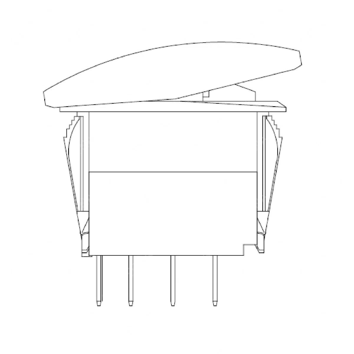 TBB 52003181 SWITCH - ROCKER, WIPER