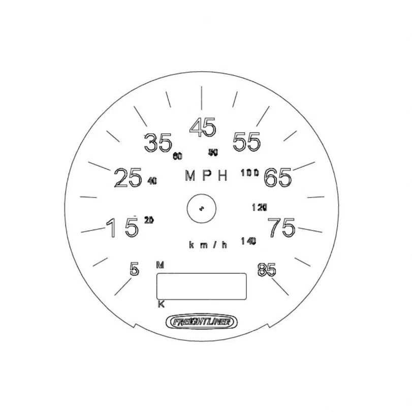 W22-00011-001 GAUGE-TRANS2" C TO H CB/EB/WP/GRN BK LIT